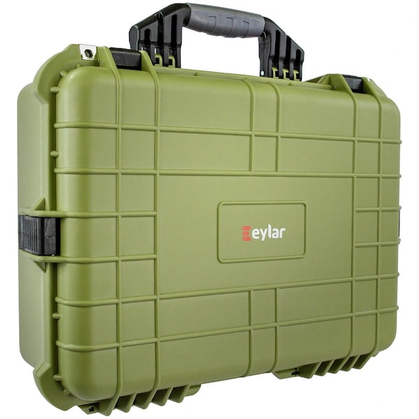 Eylar Medium 20in Gear Hard Case Waterproof w/ Foam Green SA00002-GRN - main