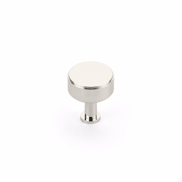Schaub 1-1/4in Center to Center Pub House Cabinet Knob Polished Nickel Finish 5102-PN - main