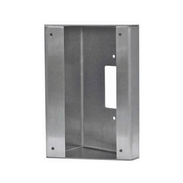 Aiphone SBX-AXDV30 Single Gang Mounting Box - 1-gang - Stainless Steel - Stainless Steel SBX-AXDV30 - main