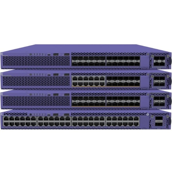 Extreme Networks VSP4900 with 12 100Mb/1/2.5/5/10Gb ports with 802.1bt Type3 PoE(60W) and 12 1G/10Gb SFP+ LRM and MA VSP4900-12MXU-12XE - main