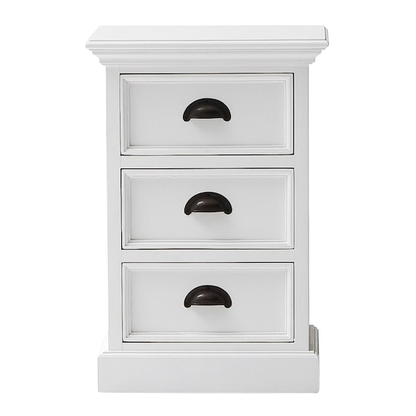 Homeroots 24" Solid Wood and Wood Nightstand 397616 - main