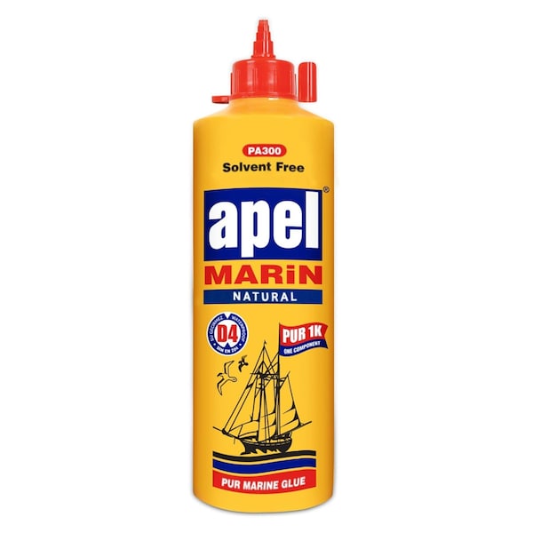 Apel PA300 PU Marine Glue 16 oz, 100% Waterproof Wood Glue for Outdoor Use & Boats, RVs bta_PurMarGlue_PA300-1pk - main