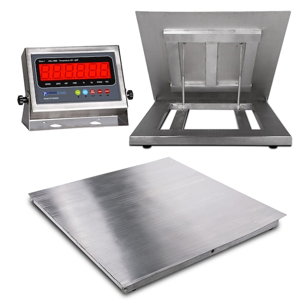 Prime Systems Prime Scales 4'x4' Floor Scale Indicator Legal For Trade NTEP 1000x0.2lb CS2010-4X4-1K - main