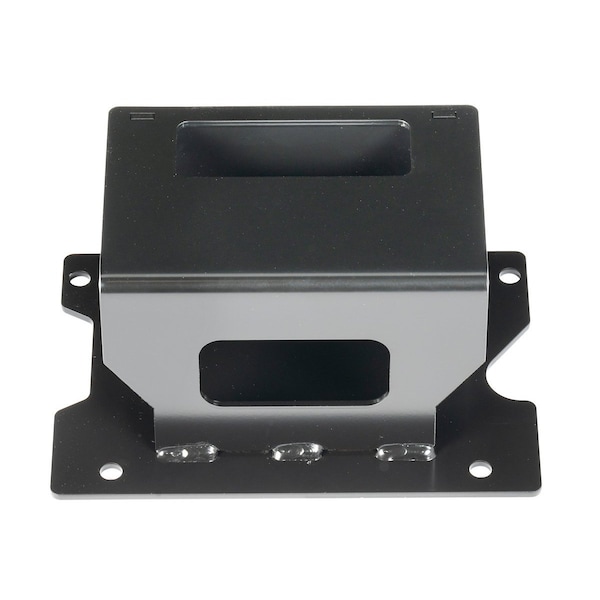 Warn Winch Mount For AXON 45/ AXON 55/ VRX 45 Winches, Fixed Mount, Powder Coated, Black 110974 - main