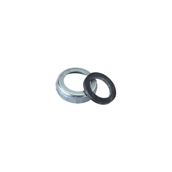 Master Plumber Slip Joint Reducing Nut & Rubber Washer, Chrome-Plated 226-407 - main