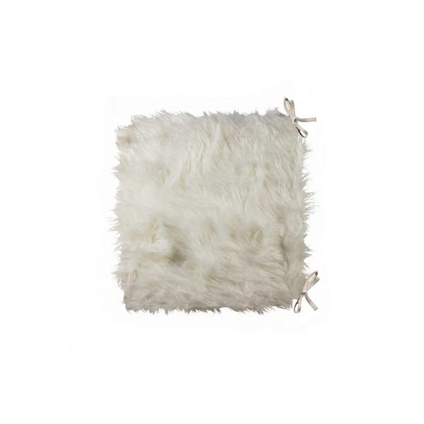 Homeroots 16" X 16" Off White Acrylic Solid Color Pad 328212 - main