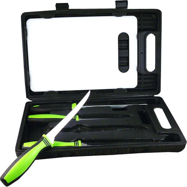 Sarge Knives Fishing Kit with Hard Plastic Case - 5 Piece SK-130 - main