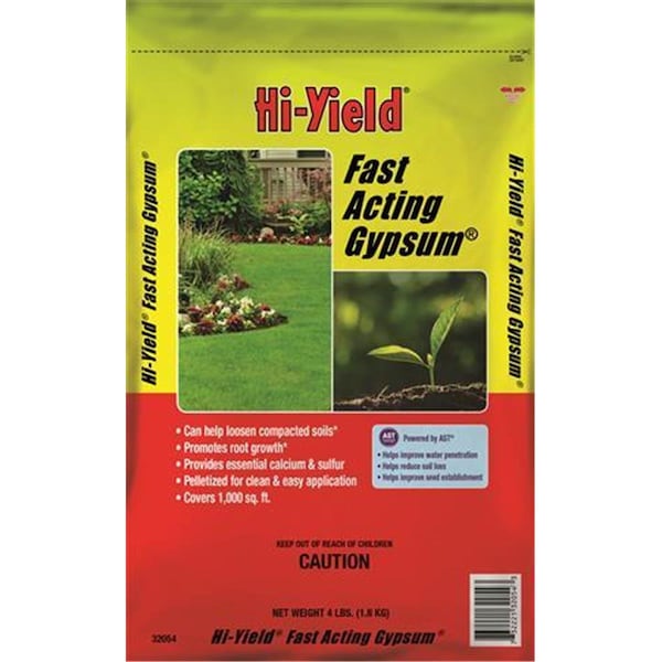 Hi-Yield 4 lbs Fast Acting Gypsum Fertilizer HI395959 - main