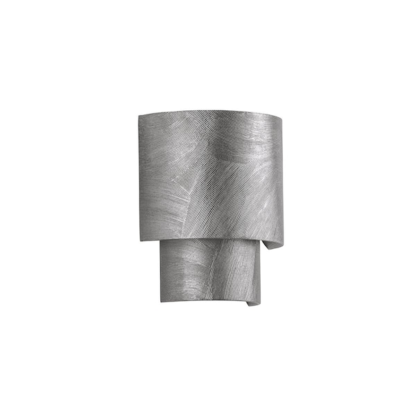 Hudson Valley Lighting Moray Wall Sconce in Black Silver Leaf 8509-BSL - main