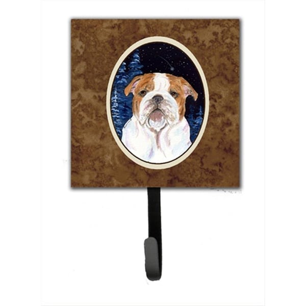 Carolines Treasures Starry Night English Bulldog Leash Holder Or Key Hook SS8447SH4 - main