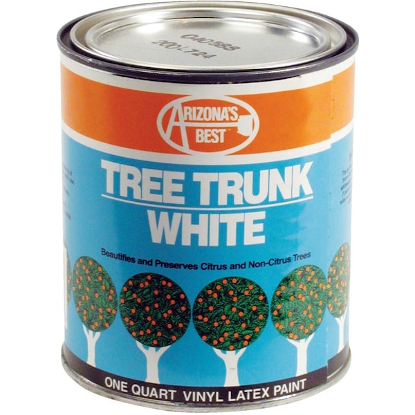 Arizonas Best White Vinyl Latex Paint 1 Quart Tree Trunk Coating AZP30011 - main
