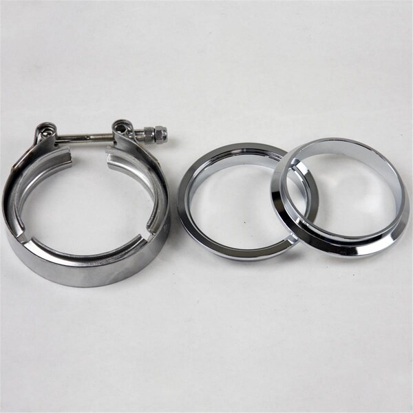 Fiesta 3.0 in. Mating Male to Female Flanges with V-Band Clamp Included FI3507831 - main