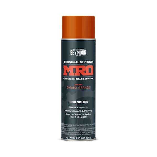 Seymour Of Sycamore MRO Industrial Spray Paint, Omaha Orange 620-1450 - main