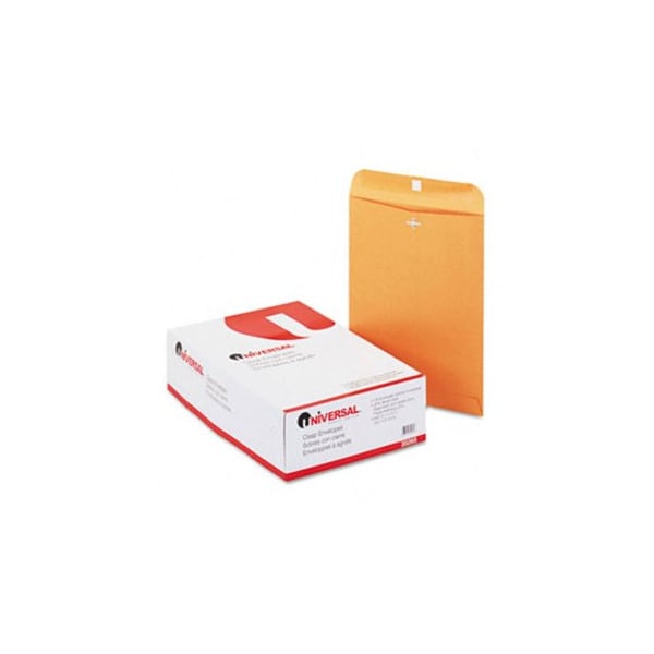 Universal Clasp Catalog Envelopes, 28 lb., 9-1/2"W x 12-1/2"H, Kraft, 100/Pack 35265 - main
