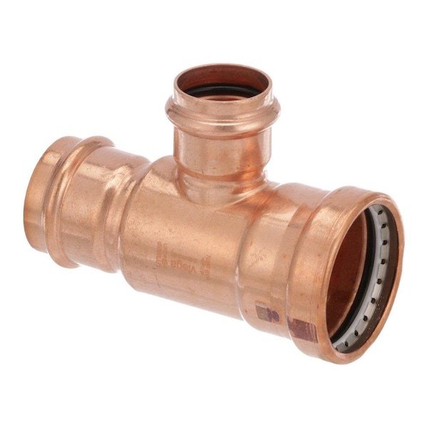 Viega ProPress tee P1 2.5 P2 2 P3 1.5 copper 22283 - main