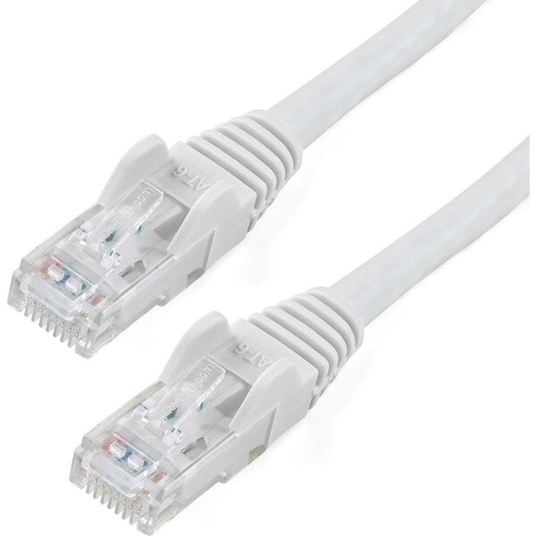 Startech.Com 1ft CAT6 Ethernet Cable White 100W PoE N6PATCH1WH - main