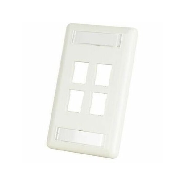 Ortronics 4-PORT HIGH DENSITY FACEPLATE 403HDJ14 - main