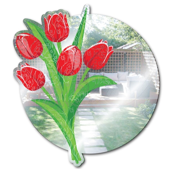 Se-Kure Luxe Round Tulip Mirror 15 x 14 ZTR1514 - main