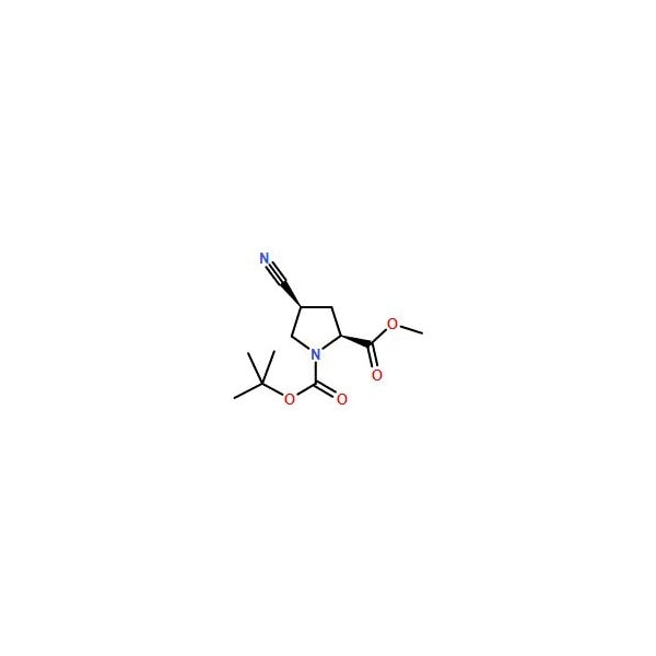 Ak Scientific Boc-cis-4-cyano-L-proline methyl ester (5g), CAS 487048-28-2 4208AE-5g - main
