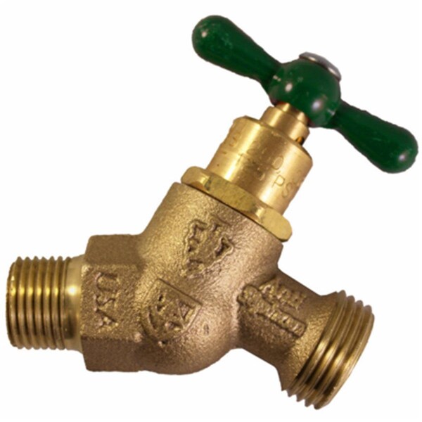 Tool Time 261LF 0.5 in. Male Iron Pipe x 0.75 in. Hose Connection, No Kink Hose Bibb TO800551 - main