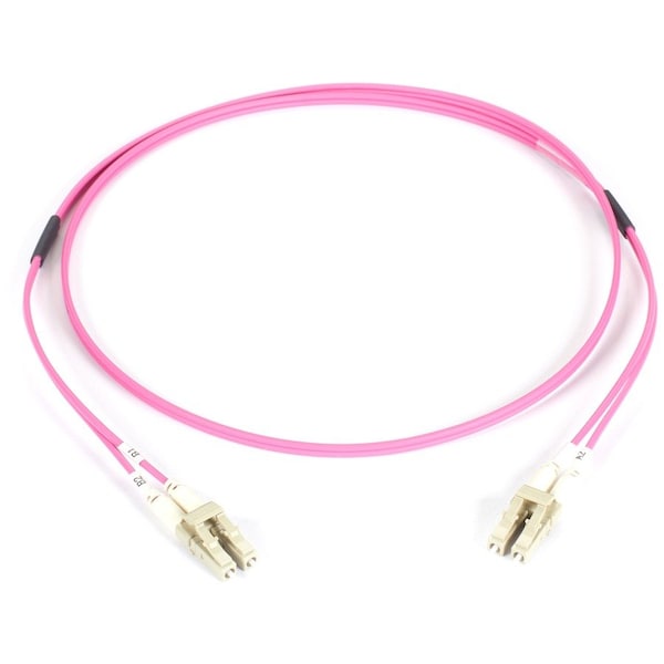 Black Box OM4 50/125 MULTIMODE FIBER OPTIC PATCH CABLE - 10/40/100G, LSZH, LC TO LC, ERIKA FOM4-001M-LCLC - main