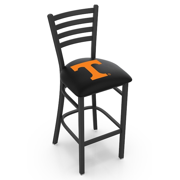 Holland Bar Stool Co 30" Blk Wrinkle Tennessee Stationary Bar Stool, Ladder Back L00430Tennes - main