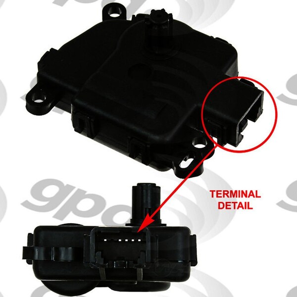 Global Parts Distributors HVAC Actuator 1712307 - main