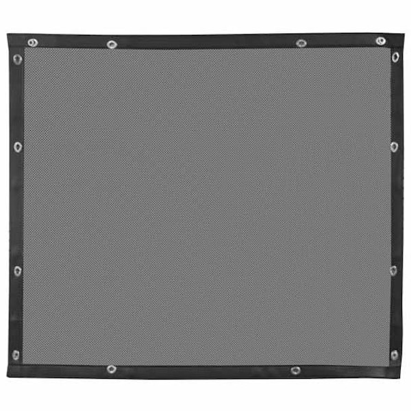 Ilc Replacement For Peterbilt 357 Sba Year 2005 Plain Black Mesh Bug Screen Wblack Vinyl WZ-EF3F-6 - main