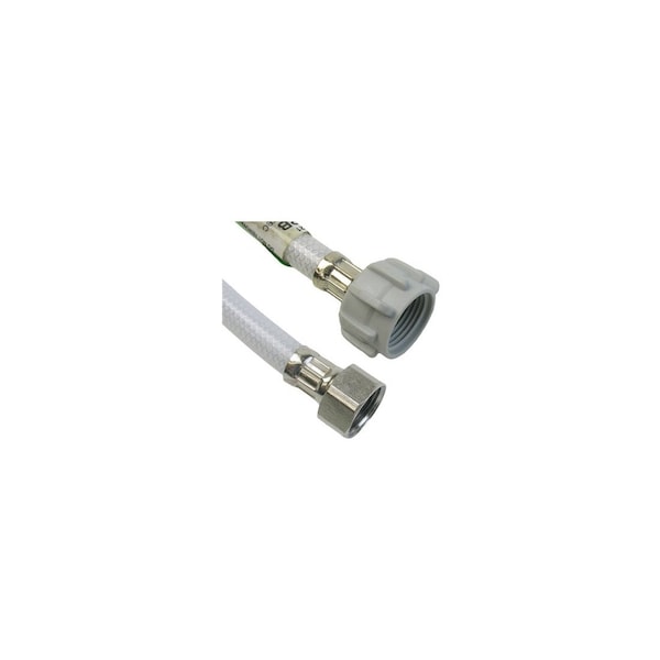 Larsen Supply Co. Toilet Connector, Flexible Poly, 1/2 Iron Pipe Size x 7/8 Ballcock x 9-In. 332281 - main