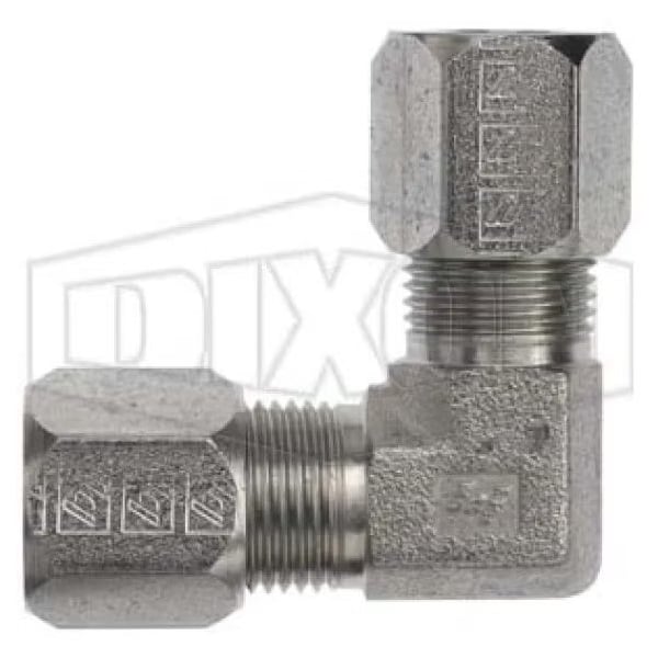 Dixon The Right Connection Flareless Bite Union Elbow, 1/4 in Nominal, Male Tube End Style, Steel FLC2500-04 - main