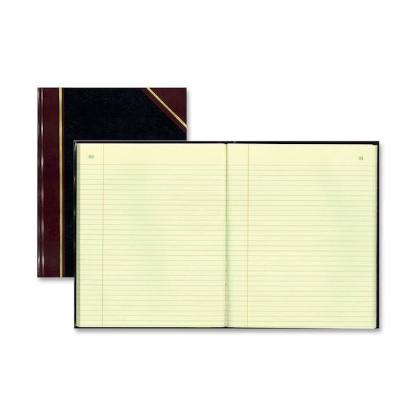 Rediform Record Book, Faint Ruled, 8-3/8" x 10-3/8", Black Cover, 300 Pages/Pad 56231 - main