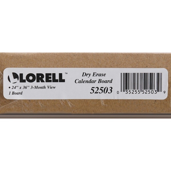 Lorell Magnetic Dry Erase Calendar Board LLR52503 - main