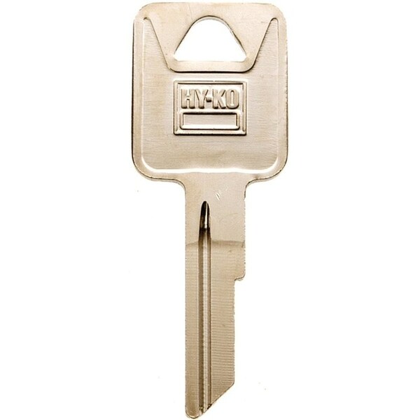 Hy-Ko Automotive Key Blank, Brass, Nickel, For: AMC Vehicle Locks 11010RA7 - main