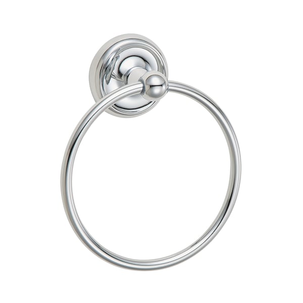 Geo Towel Holders Polished Chrome EVMTR-PC - main