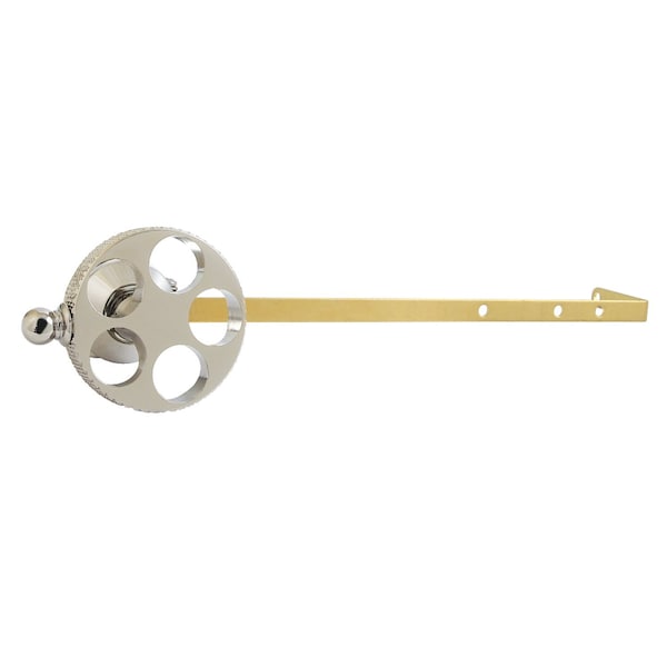 Kingston Brass Universal Front or Side Mount Toilet Tank Lever with Knurled Handle, Polished Nickel KTRKXD6 - main