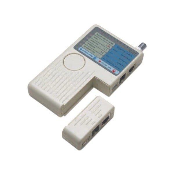 Intellinet Network Solutions 4-in-1 RJ11, RJ45, USB and BNC Cable Tester - 600 ft Test Distance 351911 - main