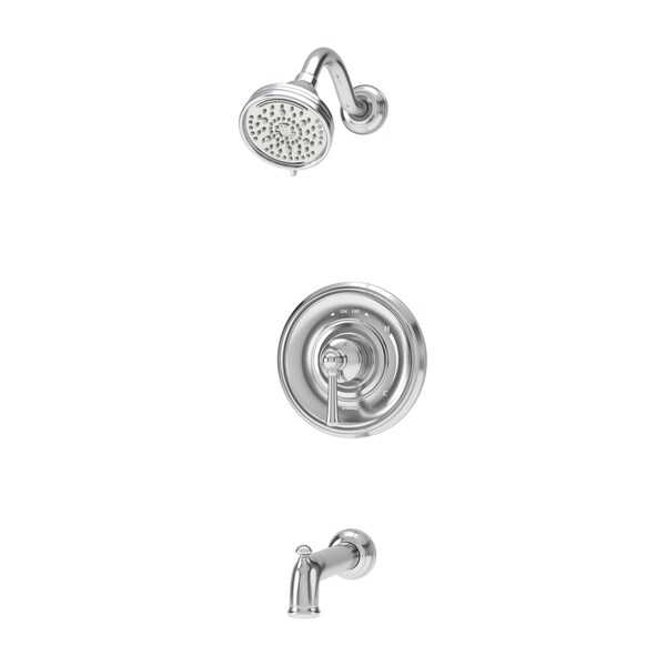 Symmons Braston HydroMersion Single Handle Tub and Shower Faucet Trim Kit - 1.5 GPM (Valve Not Included) 589215TRM - main