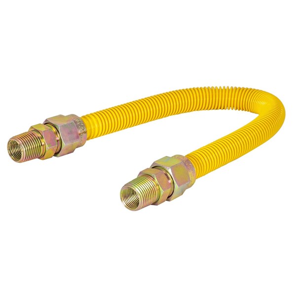 Brasscraft Eastman 1/2 in. FIP X 1/2 in. D MIP 36 in. Stainless Steel Gas Connector 30YE515036B - main