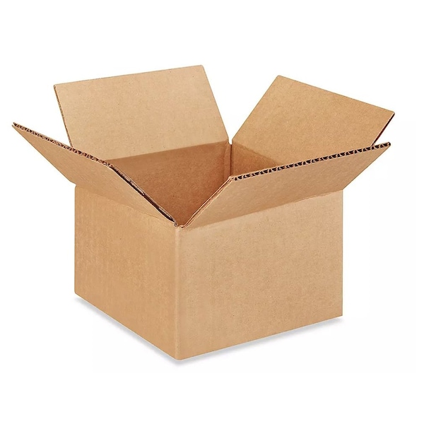 Ai Packaging 6 in x 6 in x 4 in Shipping Box, Kraft, Corrugate, Single Wall, 32 ECT, 25PK 664 - main