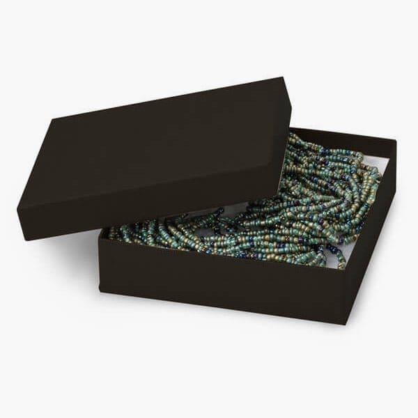 Nashville Wraps Black Matte Jewelry Gift Boxes, 4x4x1, Fiber Fill, 100PK 44BK - main