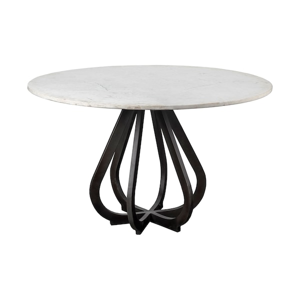 Homeroots Pedestal Base Dining Table 380466 - main