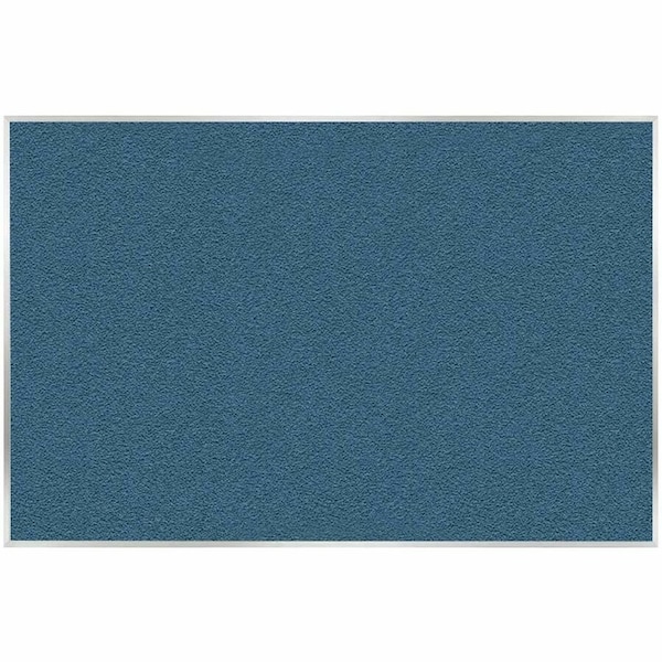 Ghent Vinyl Bulletin Board, Satin Aluminum Frame, 4ft H x 7ft 4in W, Ocean AV47-191 - main