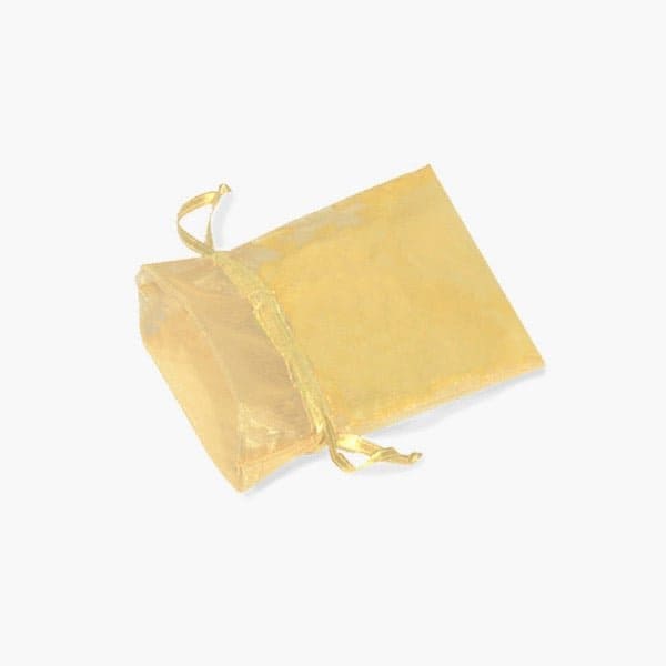 Nashville Wraps Gold Organza Favor Bags, 2x2.5, 10PK B01827 - main