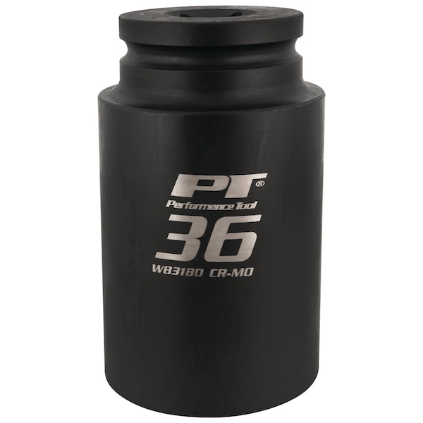 Performance Tool 36Mm 12 Pt Axle Nut Socket, W83180 W83180 - main