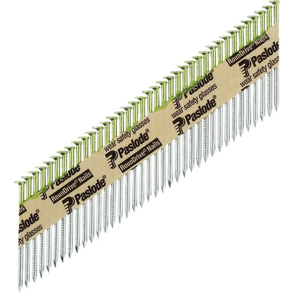 Paslode 2-3/8''x0.113'' 30 Deg Paper Tape Hot Dipped Galvanized Ring Shank RounDrive Framing Nails, 2000 Ct. 650383 - main