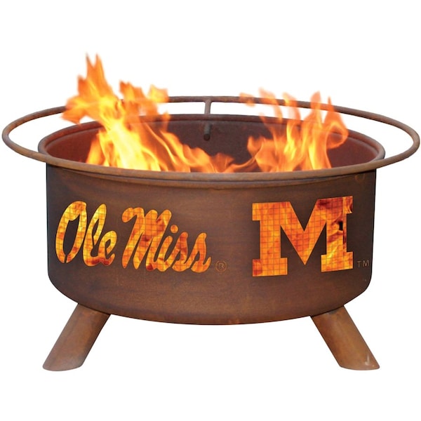 Patina Products Fire Pits, F242 Ole Miss Fire Pit F242 - main