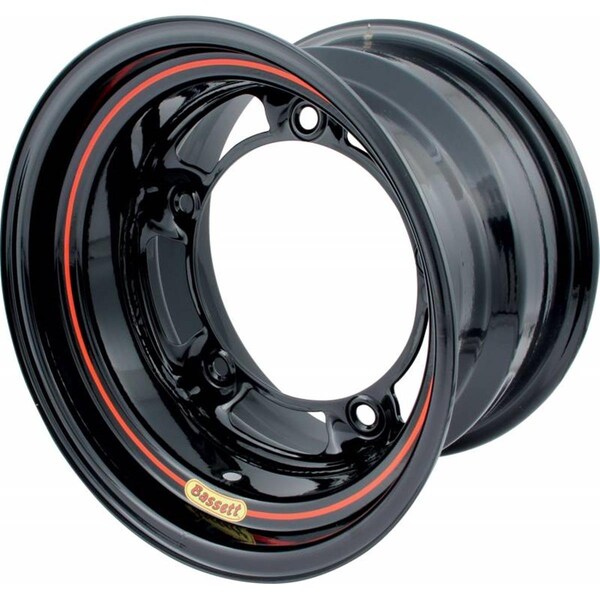 Bassett 50SR5 Ultra Light Wide 5 Wheel - 15 x 10 in. - Black - 5 in. Back Spacing - 15.75 lbs BAS50SR5 - main