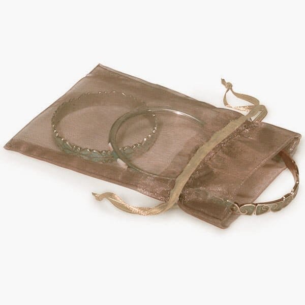 Nashville Wraps Toffee Organza Favor Bags, 5x7, 10PK B95287 - main