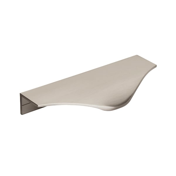 Amerock Aloft 4-3/16 in 106 mm Center-to-Center Satin Nickel Cabinet Edge Pull BP36743G10 - main