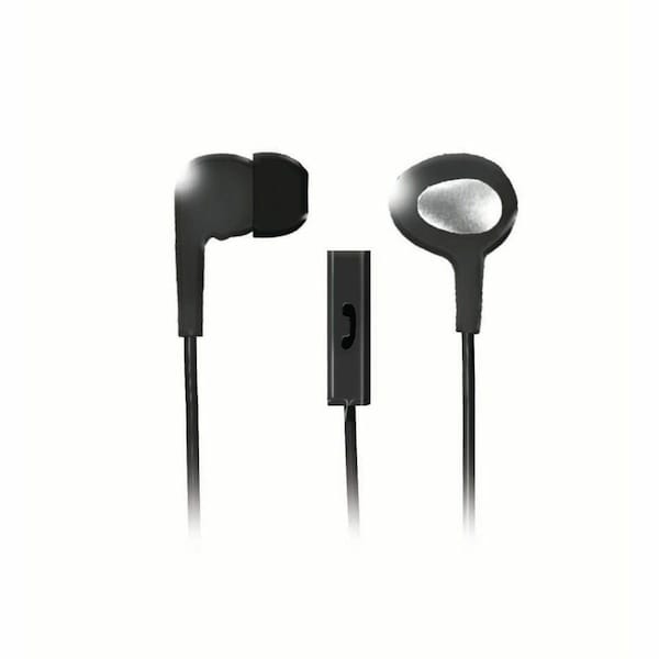 Maxell Stereo Cellular Phone In-Ear Earbuds w/Remote, Black 190300 - main